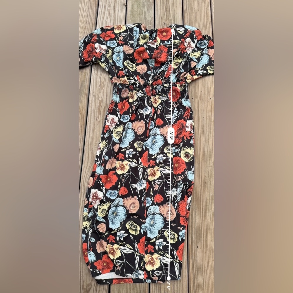 Zara Floral Long Sleeve Dress - Picture 8 of 10